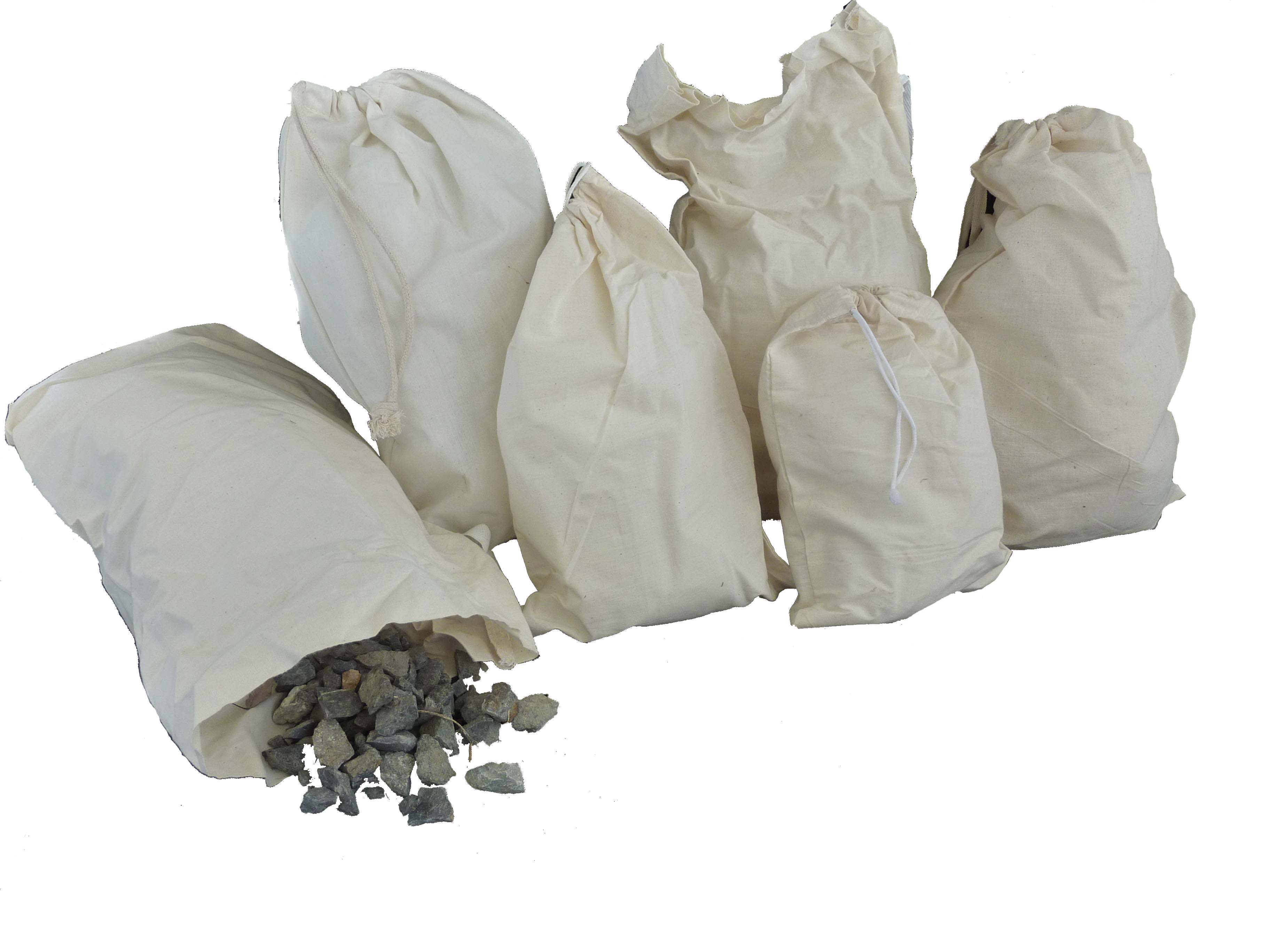 ProFab® Superior Drawstring Calico Sample Bags